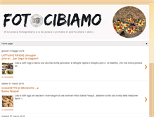 Tablet Screenshot of fotocibiamo.com